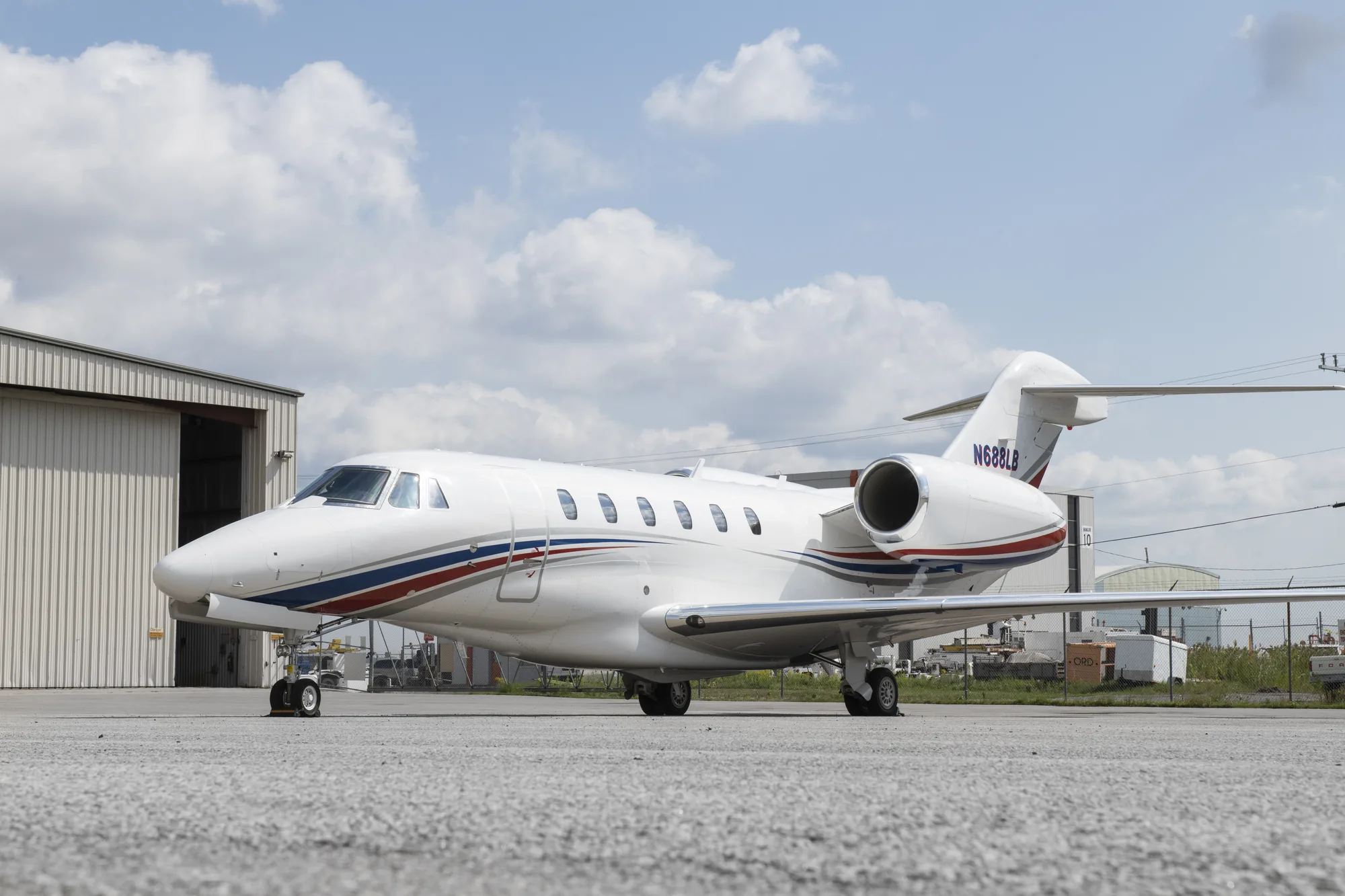 Cessna Citation X on the ramp, available for fractional ownership with Jet Corp